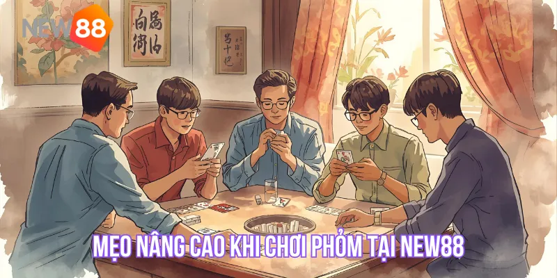 Mẹo nâng cao khi chơi phỏm tại New88