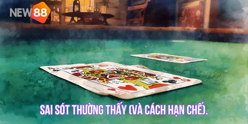 Sai sót thường thấy (và cách hạn chế).