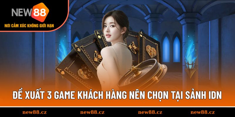 Đề xuất 3 game khách hàng nên chọn tại sảnh IDN